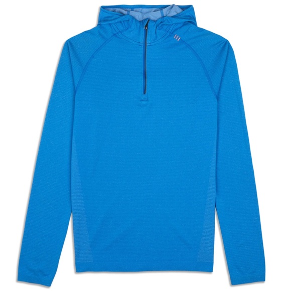 Lululemon Men’s quarter‎ zip pullover blue - Picture 1 of 7